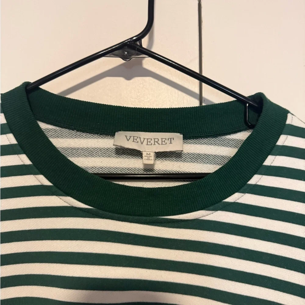 Veveret Striped Shirt Dress size medium - Picture 3 of 7